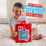 Load image into Gallery viewer, Fabric Activity Book - My Big Day (Red Cover)
