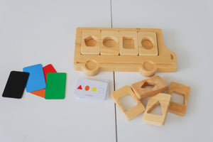 Shape and Colour Bus Tray