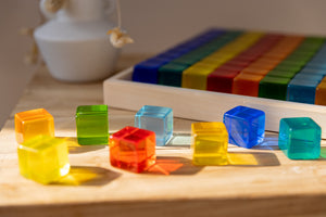 Lucite Cubes 100 Piece Set
