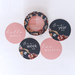 Load image into Gallery viewer, Belle &amp; Rose Gold Reversible Milestone Cards
