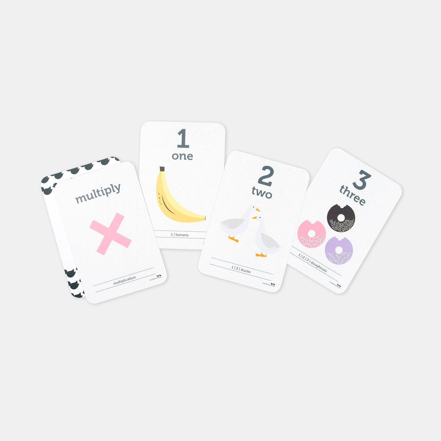 Counting and Math Symbols Flash Cards
