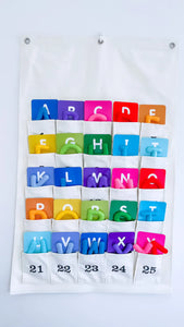 ABC Uppercase Felt Alphabet & Flashcards