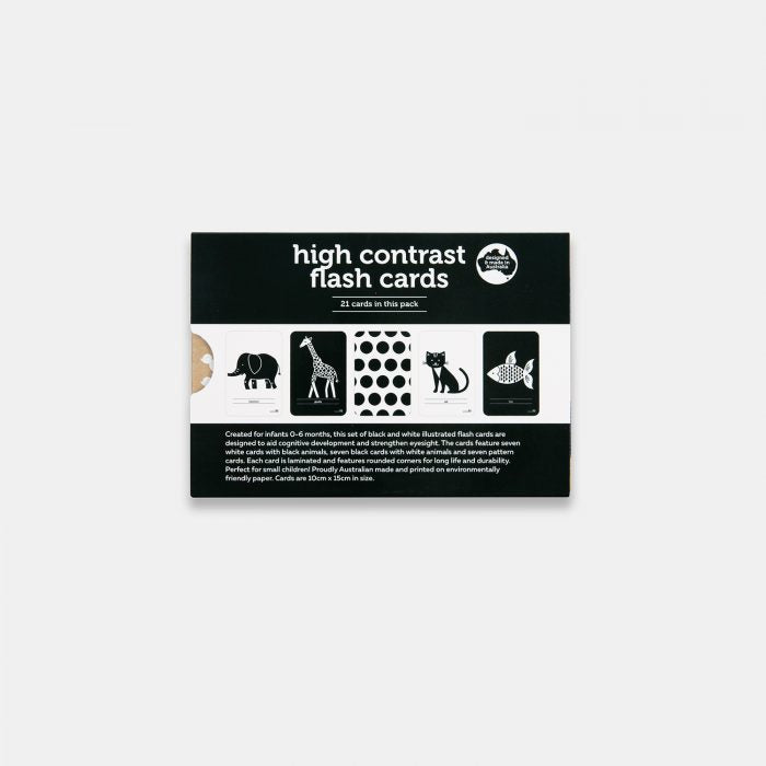 High Contrast Flash Cards