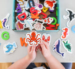 Load image into Gallery viewer, Magnetic Sea Creatures and Letters
