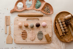 Load image into Gallery viewer, Wooden Play dough kit
