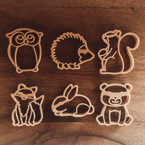 Mini Woodland Animals Eco Cutter Set