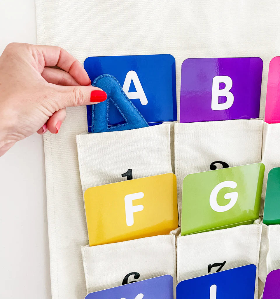 ABC Uppercase Felt Alphabet & Flashcards