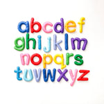 Load image into Gallery viewer, abc lowercase felt alphabet &amp; flashcards
