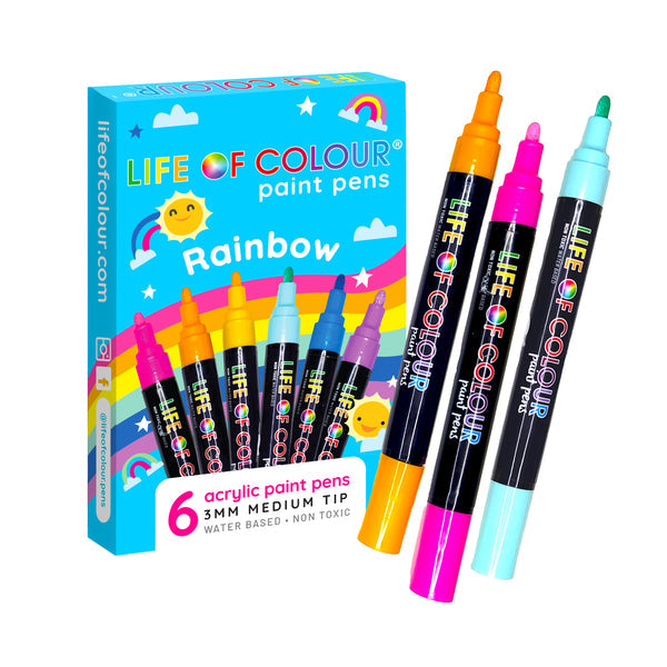 Rainbow Paint Pens – Medium Tip
